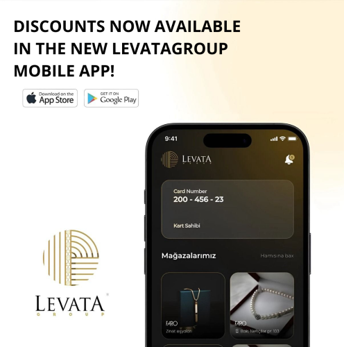 Yeni LEVATAGROUP mobil tətbiqi